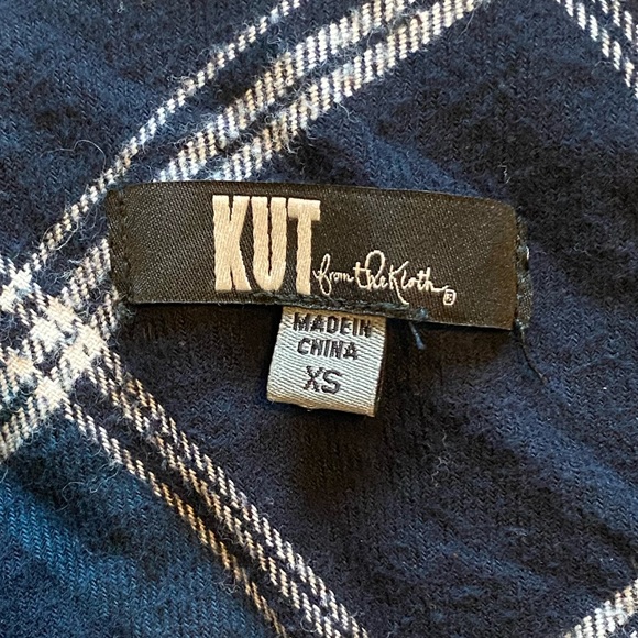 KUT Dark Blue Flannel - Picture 4 of 4